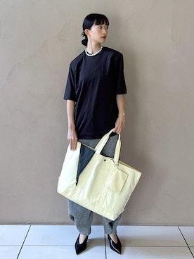 「アイテム（バンダナ/スカーフ）」を使った、fukaさん（レディース・165cm・30代）の秋コーディネート