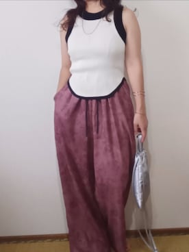 「アイテム（タンクトップ）」を使った、shominnohoshiさん（レディース・146cm）の夏コーディネート