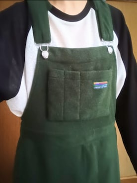 「FREAK'S STORE（フリークスストア）のアイテム（オールインワン・サロペット）」を使った、shominnohoshiさん（レディース・146cm）の秋コーディネート