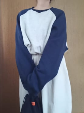 「Chillfar（チルファー）のアイテム（スウェット）」を使った、shominnohoshiさん（レディース・146cm）の秋コーディネート