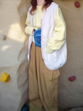 「アイテム（ボディバッグ/ウエストポーチ）」を使った、shominnohoshiさん（レディース・146cm）の冬コーディネート