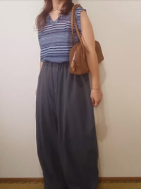 「タンクトップ」｜shominnohoshiさん（レディース・146cm）の秋コーディネート