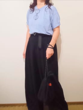 「アイテム（スラックス）」を使った、shominnohoshiさん（レディース・146cm）の夏コーディネート
