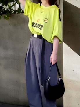 「NERDY（ノルディ）のアイテム」を使った、shominnohoshi一旦離れますさん（レディース・146cm）の春コーディネート