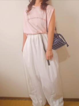 「LEPSIM（レプシィム）のアイテム」を使った、shominnohoshiさん（レディース・146cm）の夏コーディネート