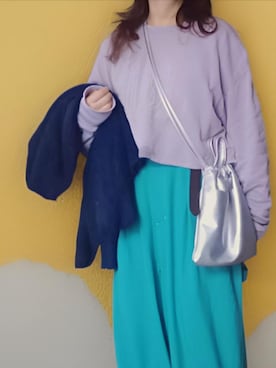 「アイテム（スウェット）」を使った、shominnohoshiさん（レディース・146cm）の秋コーディネート