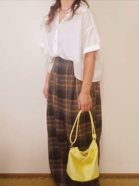 「アイテム（カーゴパンツ）」を使った、shominnohoshiさん（レディース・146cm）の秋コーディネート