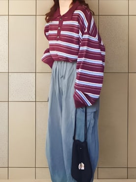 「Libra Cue（リブラ キュー）のアイテム」を使った、shominnohoshiさん（レディース・146cm）の冬コーディネート