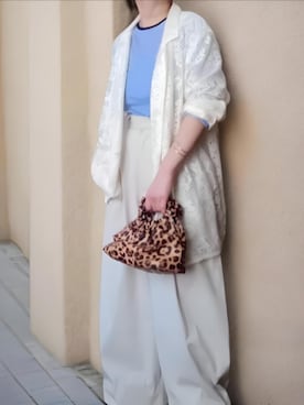 「Kastane（カスタネ）のアイテム（ジャケット/アウター）」を使った、shominnohoshiさん（レディース・146cm）の春コーディネート