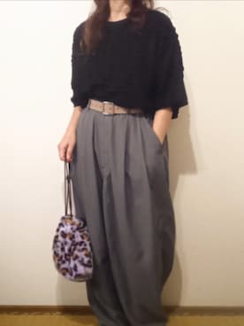 「アイテム（トップス）」を使った、shominnohoshiさん（レディース・146cm）の秋コーディネート