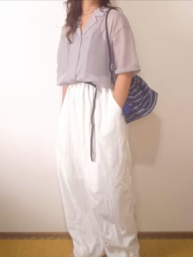 「アイテム（ショルダーバッグ）」を使った、shominnohoshiさん（レディース・146cm）の夏コーディネート