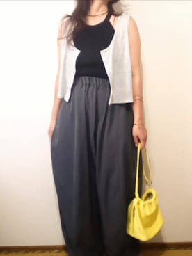 「アイテム（チノパンツ）」を使った、shominnohoshiさん（レディース・146cm）の夏コーディネート