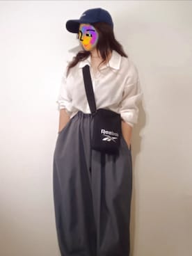 「アイテム（チノパンツ）」を使った、shominnohoshiさん（レディース・146cm）の夏コーディネート