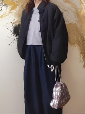 「アイテム（ジャケット/アウター）」を使った、shominnohoshiさん（レディース・146cm）の秋コーディネート