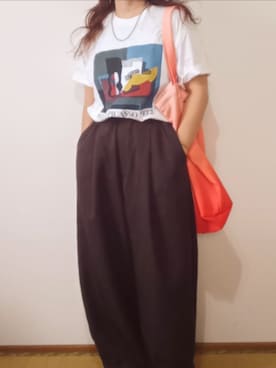 「アイテム（スラックス）」を使った、shominnohoshiさん（レディース・146cm）の秋コーディネート