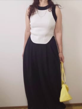 「カジュアルコーデ」｜「アイテム（スラックス）」を使った、shominnohoshiさん（レディース・146cm）の夏コーディネート