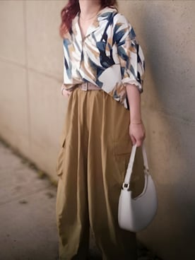 「COURO（コウロ）のアイテム」を使った、shominnohoshi一旦離れますさん（レディース・146cm）の夏コーディネート