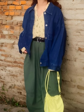 「Chaco closet（チャコ クローゼット）のアイテム」を使った、shominnohoshiさん（レディース・146cm）の春コーディネート