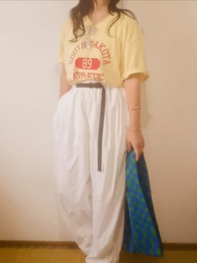 「LEPSIM（レプシィム）のアイテム」を使った、shominnohoshiさん（レディース・146cm）の夏コーディネート
