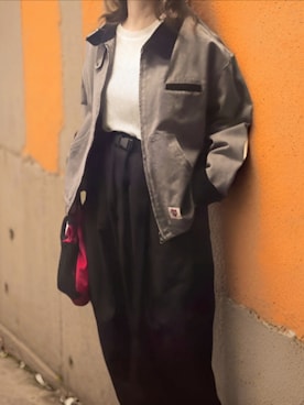 「アイテム（カーゴパンツ）」を使った、shominnohoshiさん（レディース・146cm）の秋コーディネート