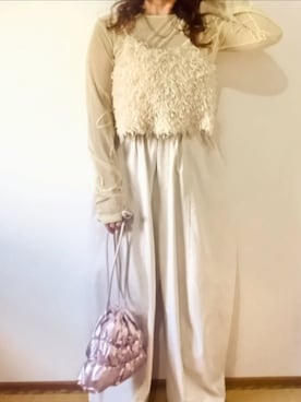 「アイテム（チノパンツ）」を使った、shominnohoshiさん（レディース・146cm）の秋コーディネート