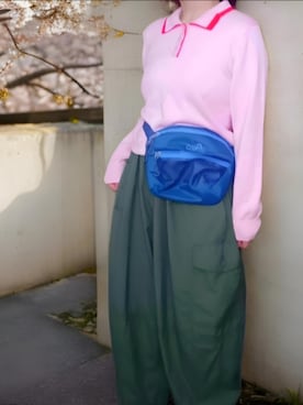 「niko and...（ニコアンド）のアイテム」を使った、shominnohoshiさん（レディース・146cm）の春コーディネート