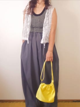 「アイテム（タンクトップ）」を使った、shominnohoshiさん（レディース・146cm）の夏コーディネート