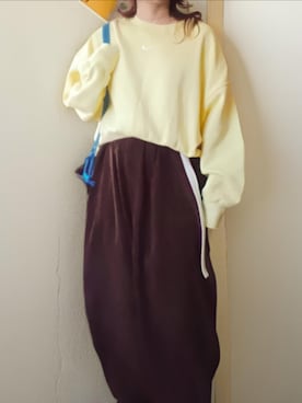 「アイテム（スウェット）」を使った、shominnohoshiさん（レディース・146cm）の秋コーディネート
