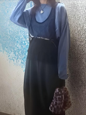 「アイテム（スラックス）」を使った、shominnohoshiさん（レディース・146cm）の秋コーディネート