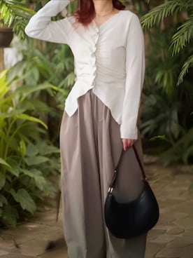「COURO（コウロ）のアイテム」を使った、shominnohoshiさん（レディース・146cm）の春コーディネート