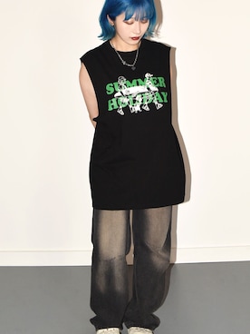 「VIVID LADY（ビビッドレディー）のアイテム」を使った、vividladyさん（レディース・160cm）の夏コーディネート