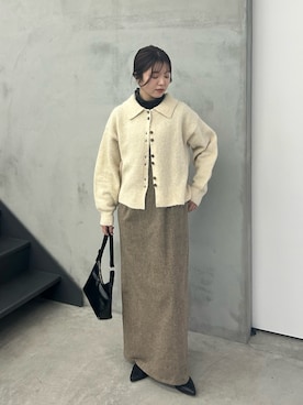 「select MOCA by son（セレクトモカバイソン）のアイテム（ワンピース/ドレス）」を使った、YUAさん（レディース・162cm）の秋コーディネート