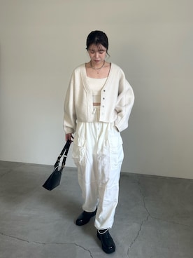 「select MOCA（セレクトモカ）のアイテム（キャミソール）」を使った、YUAさん（レディース・162cm）の秋コーディネート