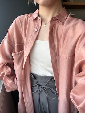 「select MOCA（セレクトモカ）のアイテム（キャミソール）」を使った、YUAさん（レディース・162cm）の夏コーディネート