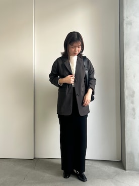 「select MOCA by son（セレクトモカバイソン）のアイテム（ジャケット/アウター）」を使った、YUAさん（レディース・162cm）の冬コーディネート