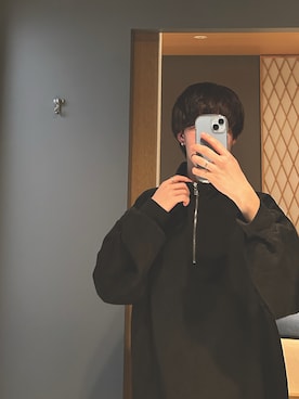 「remer（リメール）のアイテム（リング）」を使った、Ryota さん（メンズ・175cm）の冬コーディネート
