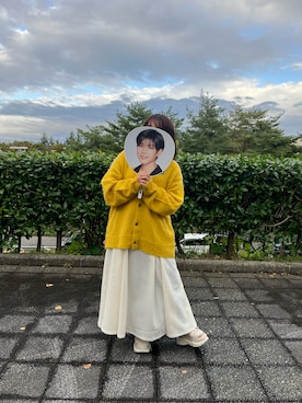「DISCOAT（ディスコート）のアイテム（カーディガン/ボレロ）」を使った、noiさん（レディース・151cm）の夏コーディネート