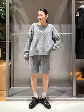 「POLO BCS（ポロ ビーシーエス）のアイテム」を使った、hanaさん（レディース・160cm）の秋コーディネート