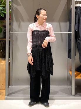 「POLO BCS（ポロ ビーシーエス）のアイテム」を使った、hanaさん（レディース・160cm）の秋コーディネート