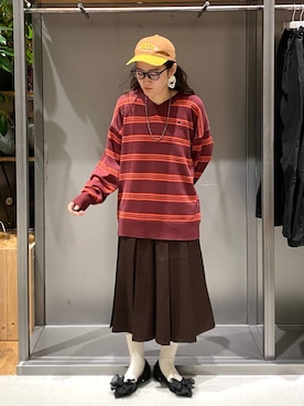 「POLO BCS（ポロ ビーシーエス）のアイテム」を使った、hanaさん（レディース・160cm）の秋コーディネート