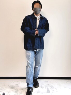 「マーチンブーツ」｜Dai..さん（メンズ・170cm）の秋コーディネート