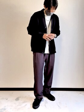 Gu ジーユー のカーディガン ボレロを使ったメンズ人気ファッションコーディネート Wear