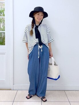 Osawaさん(レディース・156cm)の夏コーディネート