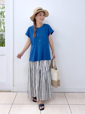 Osawaさん(レディース・156cm)の夏コーディネート