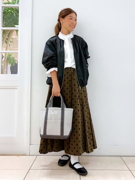 「ORCIVAL（オーシバル）のアイテム」を使った、Osawaさん（レディース・156cm）の秋コーディネート