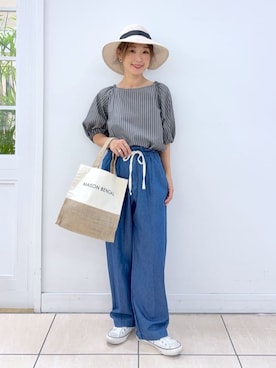Osawaさん(レディース・156cm)の夏コーディネート