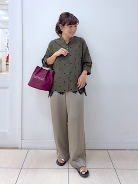 Osawaさん（レディース・157cm）の夏コーディネート