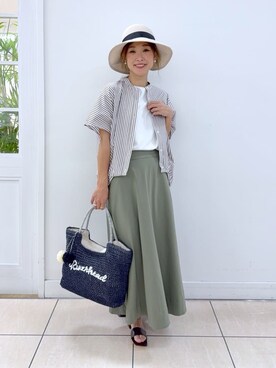 Osawaさん(レディース・156cm)の夏コーディネート