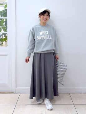 「HusHusH（ハッシュアッシュ）のアイテム」を使った、Osawaさん（レディース・156cm）の冬コーディネート