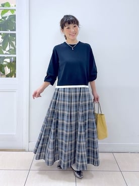 「THE SHOP TK （ザ ショップ ティーケー ）のアイテム」を使った、Osawaさん（レディース・156cm）の春コーディネート